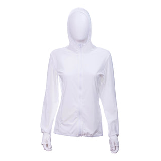 UPF 50 + ANTI UV WHITE JACKET LONG SLEEVE