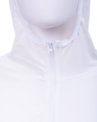 UPF 50 + ANTI UV WHITE JACKET LONG SLEEVE