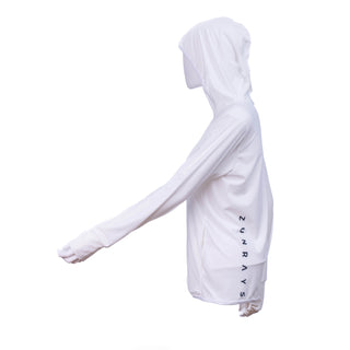 UPF 50 + ANTI UV WHITE JACKET LONG SLEEVE