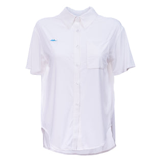 UPF 50 + WHITE ANTI UV SHIRT SHORT SLEEVE
