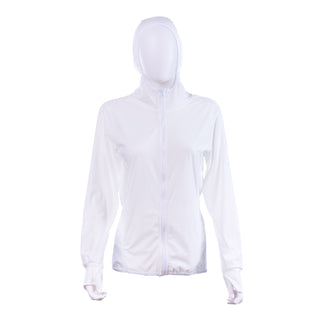 UPF 50 + ANTI UV WHITE JACKET LONG SLEEVE