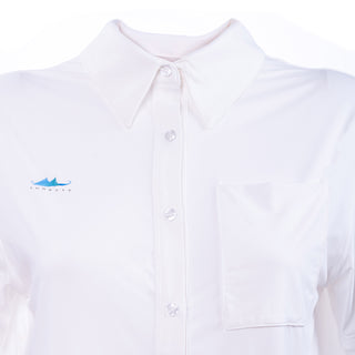 UPF 50 + WHITE ANTI UV SHIRT SHORT SLEEVE