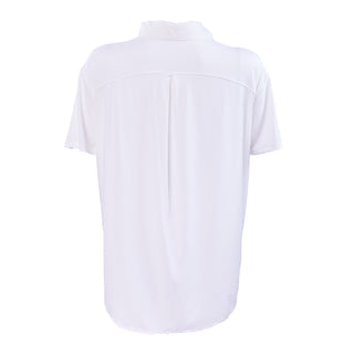 UPF 50 + WHITE ANTI UV SHIRT SHORT SLEEVE