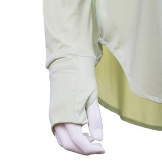 UPF 50 + SEA GREEN ANTI UV SHIRT LONG SLEEVE