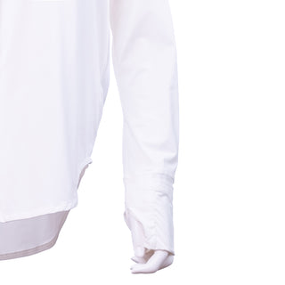 UPF 50 + WHITE ANTI UV SHIRT LONG SLEEVE