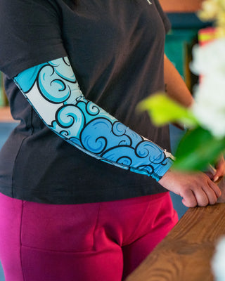 ☁️  UV protective sleeves WITHOUT POCKETS  Clouds