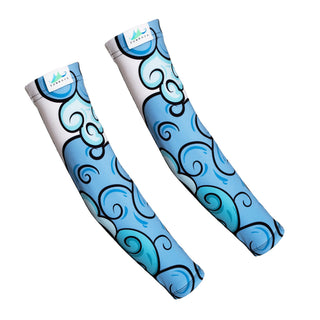 No Pockets Clouds UPF 50 Protective Sleeves 2 sleeves per Pair - Zun Rays Clothing