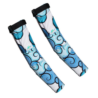 With Pockets Clouds UPF 50 Sun Protective Sleeves 2 Sleeves per Pair - Zun Rays Clothing